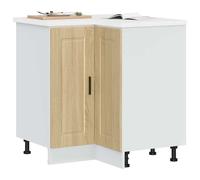 vidaXL Mueble bajo esquina de cocina Porto Madera reconstituida Gabinete de base de esquina