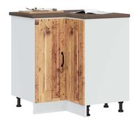 vidaXL Mueble bajo esquinero cocina Kalmar madera antigua ingeniería