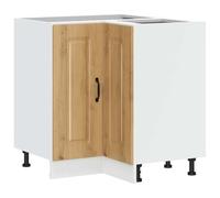vidaXL Mueble bajo esquinero de cocina Kalmar madera de roble artesanal