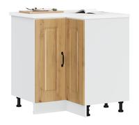 vidaXL Mueble bajo esquinero de cocina Kalmar madera de roble artesanal