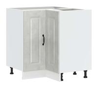 vidaXL Mueble bajo esquinero de cocina Kalmar Gris hormigón