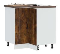 vidaXL Mueble bajo esquinero de cocina Kalmar en color Gris hormigón/Gris sonoma/Marrón roble y más | almacenamiento funcional diseño moderno para baño dormitorio sala