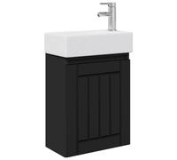 vidaXL: Mueble bajo lavabo para baño con grifo, color