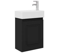 vidaXL: Mueble bajo lavabo para baño con grifo, color