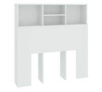 Vidaxl mueble cabecero blanco 100x19x103,5 cm
