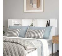 vidaXL Mueble cabecero blanco 180x18,5x104,5 cm