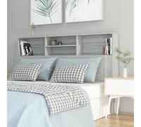 vidaXL Mueble cabecero color gris Sonoma 160x19x103,5 cm