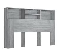 vidaXL Mueble cabecero Color Gris Sonoma 160x19x103,5 cm