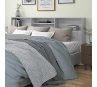 vidaXL Mueble cabecero color gris Sonoma 220x19x103,5 cm