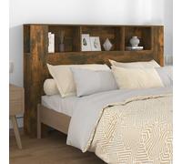 Vidaxl mueble cabecero color roble ahumado 160x18,5x104,5 cm