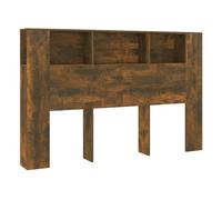 Vidaxl mueble cabecero color roble ahumado 160x18,5x104,5 cm