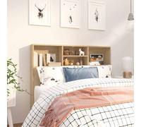 vidaXL Mueble cabecero color roble Sonoma 120x19x103,5 cm