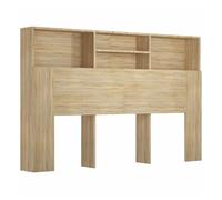 vidaXL Mueble cabecero color roble Sonoma 160x19x103,5 cm