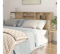 vidaXL Mueble cabecero color roble Sonoma 200x19x103,5 cm