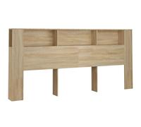 vidaXL Mueble cabecero Color Roble Sonoma 220x18,5x104,5 cm