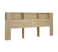 Vidaxl mueble cabecero color roble sonoma 220x18,5x104,5 cm
