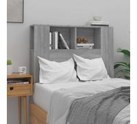 vidaXL Mueble cabecero gris Sonoma 100x18,5x102,5 cm