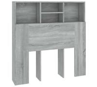 vidaXL Mueble cabecero Gris Sonoma 100x19x103,5 cm
