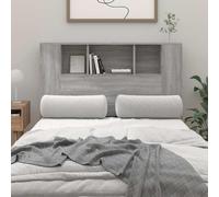 vidaXL Mueble cabecero gris Sonoma 120x18,5x102,5 cm