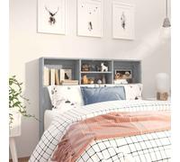 vidaXL Mueble cabecero gris Sonoma 120x19x103,5 cm