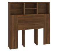 Vidaxl mueble cabecero marrón roble 100x19x103,5 cm