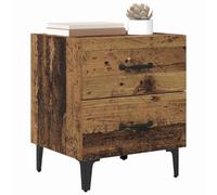 vidaXL Mueble Cama 2 uds. Madera Vieja 40 x 35 x 47,5 cm