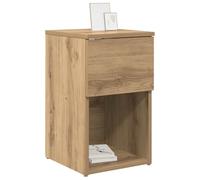 vidaXL Mueble cama 2 uds. Roble artisan 29 x 31,5 x 49 cm