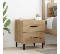 vidaXL Mueble cama 2 uds. Roble artisan 40 x 35 x 47,5 cm