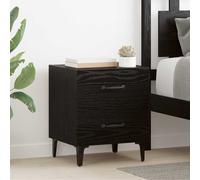 vidaXL Mueble cama 2 uds. Roble Negro 40 x 35 x 47,5 cm
