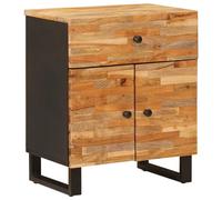 vidaXL Mueble cama Marrón 50 x 33 x 60 cm Madera de mango maciza