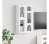 vidaXL Mueble colgante con estante ELST Blanco 59 x 20 x 100 cm