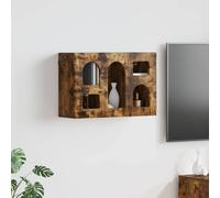 vidaXL Mueble colgante con estante ELST Roble Ahumado 60 x 20 x 40 cm