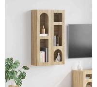 vidaXL Mueble colgante con estante ELST Roble Sonoma 59 x 20 x 100 cm