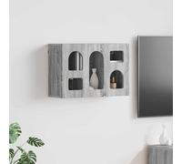 vidaXL Mueble colgante con estante ELST Sonoma gris 60 x 20 x 40 cm
