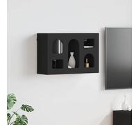 vidaXL Mueble colgante ELST Negro 60 x 20 x 40 cm Madera de ingeniería