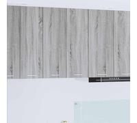 vidaXL Mueble colgante Gris Sonoma 60 x 31 x 80 cm
