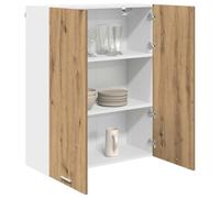 vidaXL Mueble Colgante Roble Artisan 80 x 31 x 100 cm