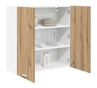 vidaXL Mueble Colgante Roble Artisan 80 x 31 x 80 cm