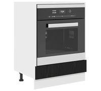 vidaXL Mueble Colgante Roble Negro 60 x 46 x 81,5 cm, Alacena Rectangular Moderna, Diseño Resistente, Espacio Amplio, Soluciones Contemporáneas de Organización