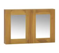 vidaXL Mueble con espejo madera maciza de teca 60x10x40 cm