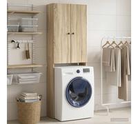 vidaXL Mueble de baño BREDA Roble Sonoma 66 x 25,5 x 190 cm