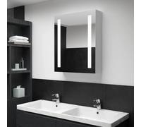 vidaXL Mueble de baño con espejo LED 50x13x70 cm