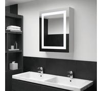 vidaXL Mueble de baño con espejo LED 50x13x70 cm