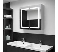 vidaXL Mueble de baño con espejo LED 80x12,2x68 cm