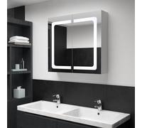 vidaXL Mueble de baño con espejo LED 80x12,2x68 cm