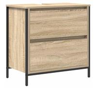vidaXL Mueble de baño con Lavabo y cajones Roble Sonoma 60x34,5x60 cm