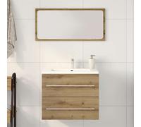 vidaXL Mueble de baño para lavabo Artisan Oak 60x38,5x48 cm