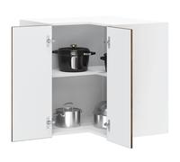 vidaXL Mueble de cocina esquina pared Porto roble ahumado