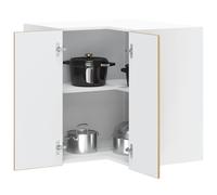 vidaXL Mueble de cocina Porto, Armario de pared de esquina, Roble artesanal