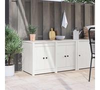 vidaXL Mueble de Cocina MEPPEL 106 x 55 x 64 cm Madera maciza de Pino